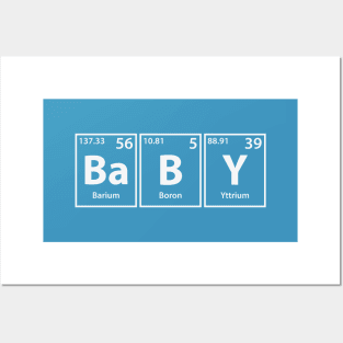 Baby (Ba-B-Y) Periodic Elements Spelling Posters and Art